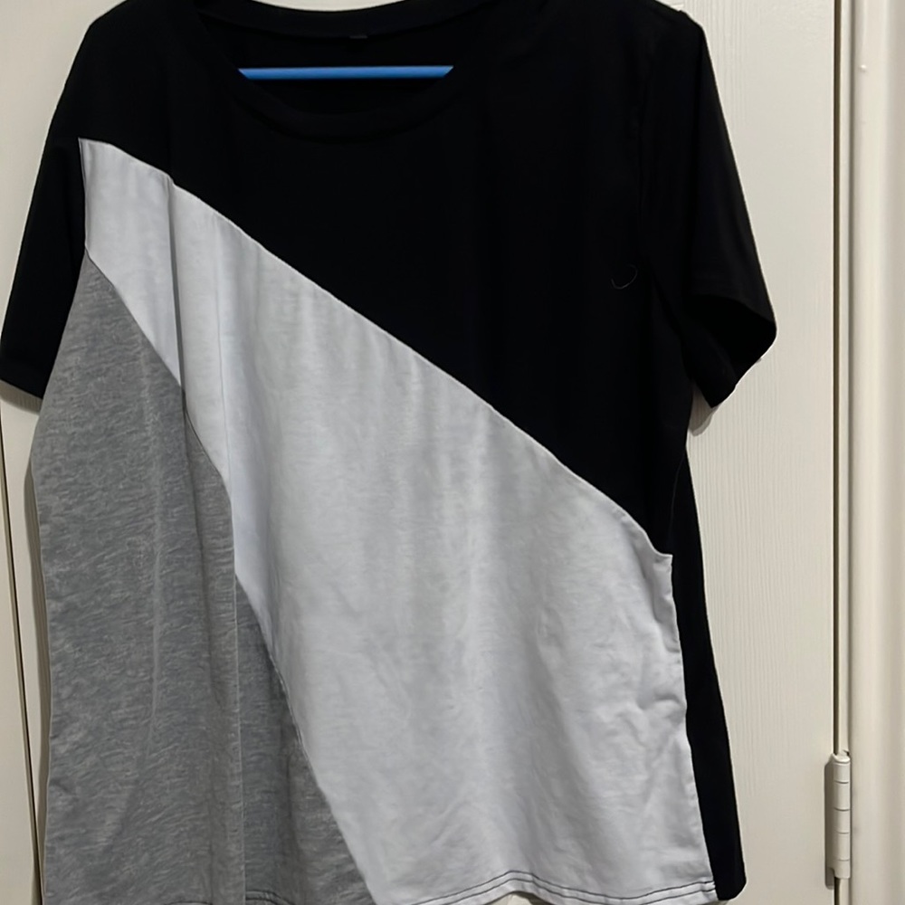 Tri color women t-shirt